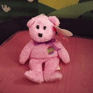 Eggs the tiny beanie baby bear